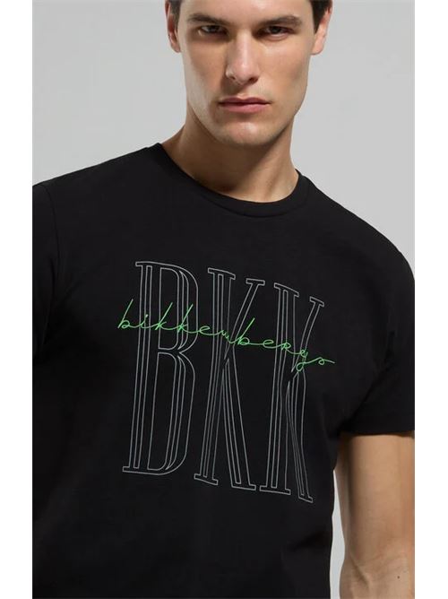 T-shirt nera BIKKEMBERGS | BMT09028000