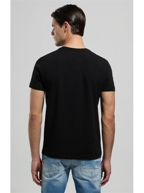 T-shirt nera BIKKEMBERGS | BMT09028000